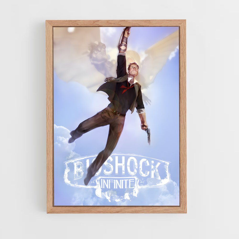 Poster L'Ascension de Booker – affiche Bioshock (vue 4)